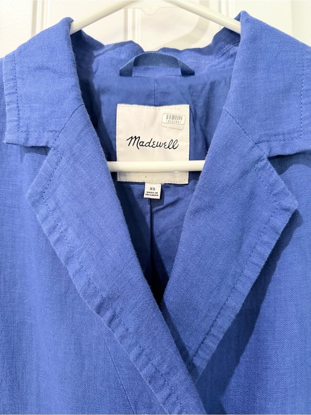 Madewell Crossover Linen Blazer - Picture 3 of 5